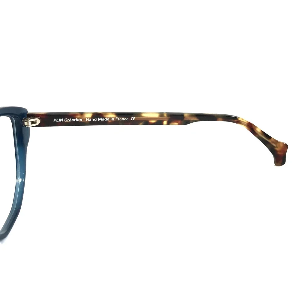 PLM Creation Eyeglasses Frames DIVA VI 239 Blue Tortoise Cat Eye 55-14-145